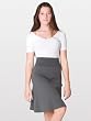 American Apparel Interlock High-Waist Skirt