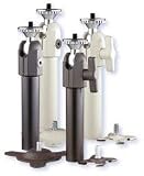PanaVise Dual Option Mount, w/#860-B & #863-B bases, 9 rise, knob & screw adjust, black