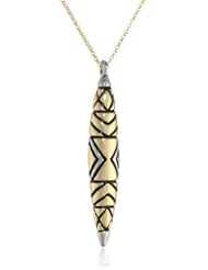 House of Harlow 1960 Tribal Pendant Necklace, 27"