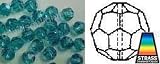 Swarovski Strass Emerald 100 Beads With Lazer Logo Etched 8mm # 8502-8