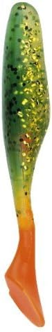Bass Assassin Saltwater Sea Shad-10 Per Bag (Size:4-Inch Color:Fire Tiger Fire Tiger) by Bass Assassin
