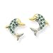 14k & Rhodium Marquise Emerald & Diamond title=