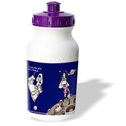 Londons Times Funny Music Cartoons - Michael Jackson Collectible, Real Moonwalk - Water Bottles