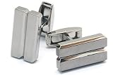 Dual Finish Titanium Cuff Links