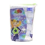 Fruit of the Loom Girls Briefs White 6-Pack 6G22030