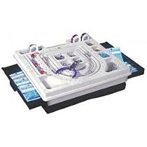 Deluxe Jewelry Design Lap Desk - With Cushion (Gray/Black) (4H x 14W x 14.5D)