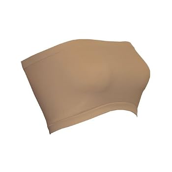 Set A Shopping Price Drop Alert For Seamless Bandeau Strapless Tube Top Bra Khaki Beige