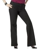 Styleco. Plus Size Jeans, Straight Leg Black Wash