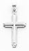 14k Polished Cross Pendant