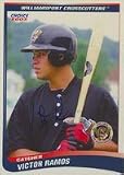 Victor Ramos, Williamsport Crosscutters - Pirates Affiliate Autographed Card