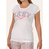 Motherhood Maternity: Short Sleeve Crew Neck Maternity Sleep Top