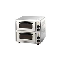 Lentz Home Pizzaofen Edelstahl mit Keramikstein