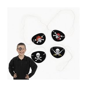 Pack Of 48 Pirate Eye Patches/Party Favors Assorted $5.49