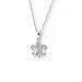 14KWG Diamond fleur de lis Pendant