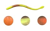 Berkley Gulp! Alive! 6" Floating Nightcrawler Size: 18 oz.; Color: Natural Chartreuse Laminate (NATC)