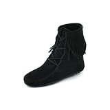 MINNETONKA（ミネトンカ） ANKLE HI TRAMPER BOOT（アンクル ハイ トランパーブーツ） 429 ブラック ブラック 24.0cm