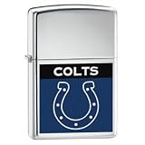 Indianapolis Colts NFL Brushed Chrome Lighter by Zippo