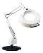 Luxo Magnifier IFM 3 Diopter Diopter 30 Arm Weighted Base Lt Gray