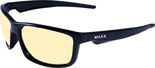 Computer Glasses with Sheer Glare Peach Double Sided Anti Reflective Lenses - Ergonomic, Stylish Retro Plastic Frame - Also Comes with Replaceable Maxx Hd Lens