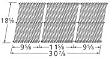 Stainless Steel Cooking Grid for Kenmore, Outdoor Gourmet, BBQ Pro, Sams, Charbroil, Arkla, Charmglow, Coleman, Grill Master, Sunbeam, North American Outdoors, Weber, Aussie, Glen Canyon, Jenn-Air, Nexgrill, Kirkland, Turbo and Lazy Man Grills