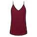 Simier Fariry Women's Chiffon Layered Cami Casual Loose Fit Tank Tops
