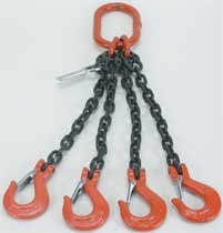 Dayton 2UKF9 Chain Sling, QOS, 31, 000 Lb, 1/2 In, 5 Ft L