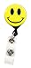 Buttonsmith Smiley Tinker Reel Retractable Badge Reel - with Alligator Clip and Extra-Long 36 inch Standard Duty Cord - Made in The USA