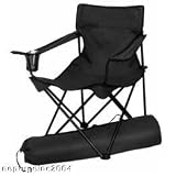 PORTABLE FOLDING SPORTS CAMPING ARM CHAIR w cup holder by Neptune