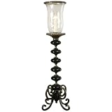 Buy Raschella Collection Iron Base Hurricane Table Lamp by Raschella
