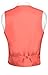 Men's Dress Vest & BowTie Solid CORAL PINK Color Bow Tie Set for Suit or Tuxedo
