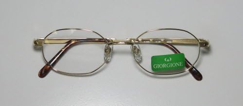GENUINE - designer/brand: GIORGIONE style/model: 7404 size: 51-18 color: SHINY GOLD shape: FULL-RIM OPTICAL HIGH-END PRESCRIPTION READY 100% RXABLE EYEGLASSES/EYE GLASSES/FRAMES - womens/mens/unisex
