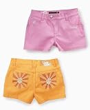Rocawear Girls Embroidered Denim Shorts