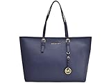 (マイケル マイケルコース) MICHAEL MICHAEL KORS バッグ トートバッグ JET SET TRAVEL MD TZ MULT FUNT TOTE ネイビー レザー 30t5gtvt2l-406 ブランド [並行輸入品]