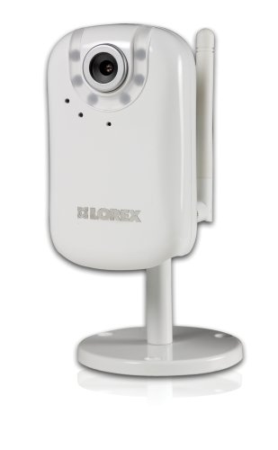 Lorex LNE3003 Wireless Network Ready Easy Connect Remote Surveillance Camera (White)