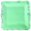 Fleur De Lis Square Platter Celadon