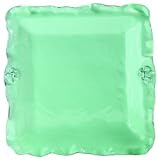 Fleur De Lis Square Platter Celadon