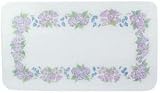 Tuftop Tempered Glass Kitchen Board, Basic Design Collection - Floral Border