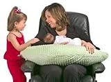 Luna Lullaby Bosom Baby Nursing Pillow Sage Fuzzy Dot