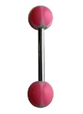 Pink Sterling Silver Tongue Ring - Pink Tongue Ring [Apparel]
