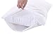 Royal Bedding Zippered Pillow Protectors, Protect against Bed Bugs, Dust Mite and All Liquids, Pillow Covers 100% Luxury Waterproof Pillow Protector, White, Standard/Queen Size