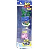 Disney / Pixar Toy Story Buddy Mini Figure 3-Pack Green Army Men, Action Buzz Lightyear and Hamm