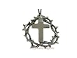 Crown of Thorns with Cross hand made form Sterling Silver
