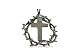 Crown of Thorns with Cross hand made form Sterling Silver