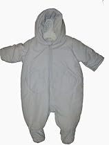 Petit Bateau Light Blue Snowsuit - 3m