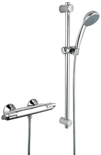 Grohe 34237000 Precision trend Thermostat-Brausebatterie mit Brausegarnitur