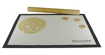 World Cuisine Nonstick 25.37-by-17-1/2-Inch Pastry Mat
