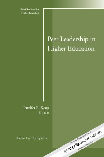 Peer Leadership in Higher Education: New Directions for Higher Education, Number 157