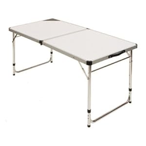 Ledge Sports Genius 4 - 4 Foot Outdoor Camp Table (48X24, White)