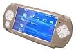 (4 in 1 Bundle) Sony PSP Slim Silicone Skin Cover for NEW Sony PSP Slim Only + Screen Protector for PSP Slim + Car Charger for Sony Playstation Sp Slim + Travel Charger for PSP Slim Game Console (Smoke)