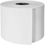 DayMark ACR-1350 Paper Cash Register Tape Roll, 1-Ply, White, 165' Length x 3" Width (Case of 50)
